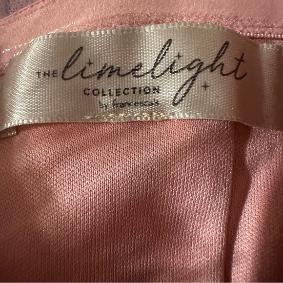 Francesca's Collections Strapless Peach Dress - Picture 3 of 4